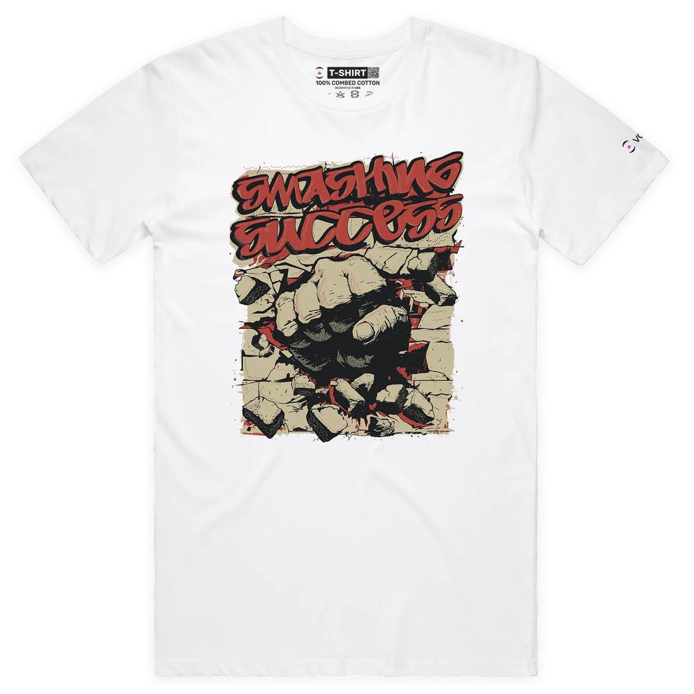 VOICEART Мотивационная футболка с графикой  Кулачный бой сквозь стену  M