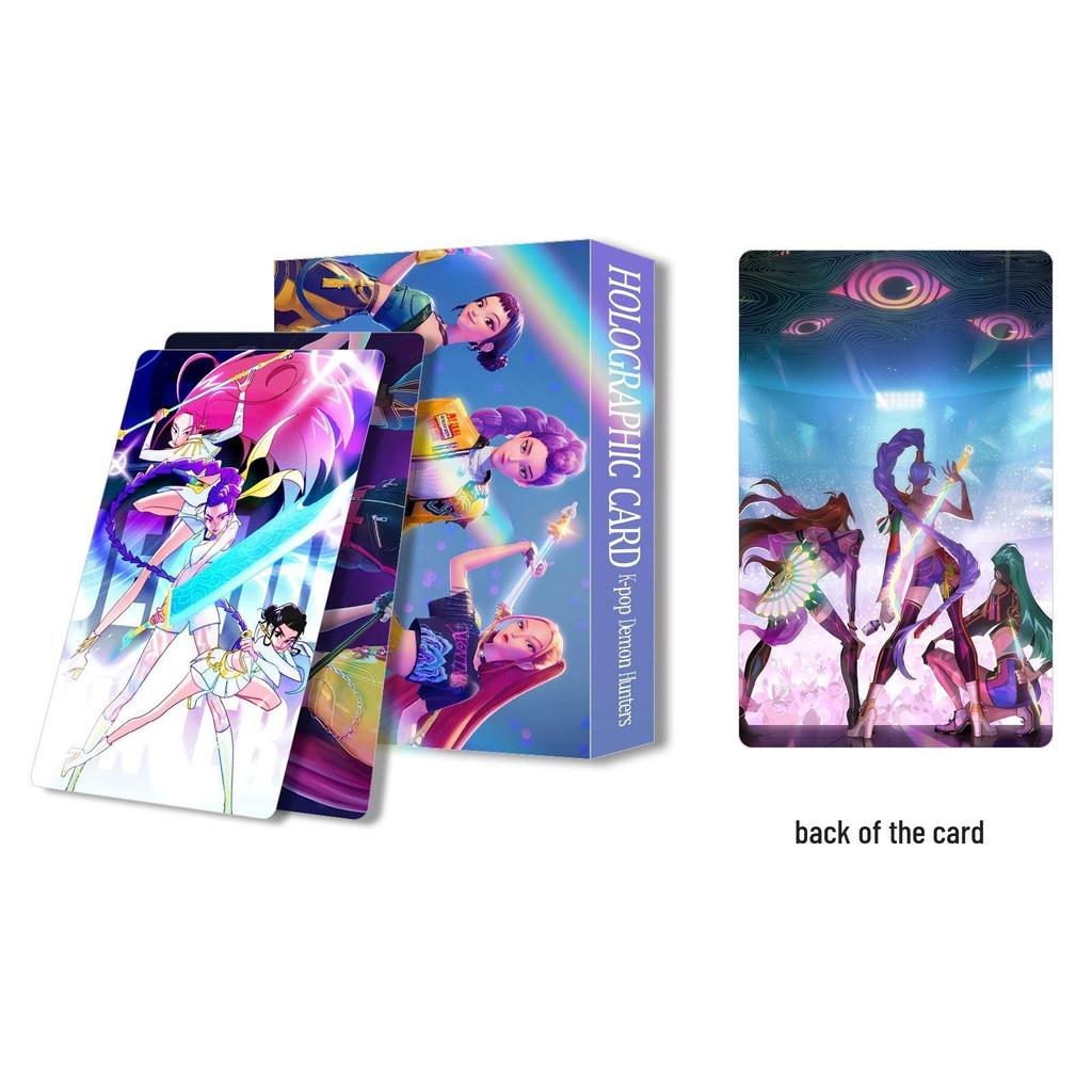 30-Sheet K-POP Demon Hunter Anime Holographic LOMO Flash Cards