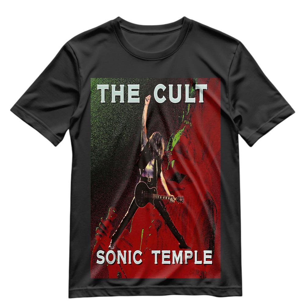 The Cult T Shirt The Cult Band Sonic Temple Album Art Shirt Graphic Tee S-3XL Unisex T-Shirt