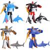 Toys Dolphin/Shark Shape Educational Plastic Robot Whale Model Toy for Kids