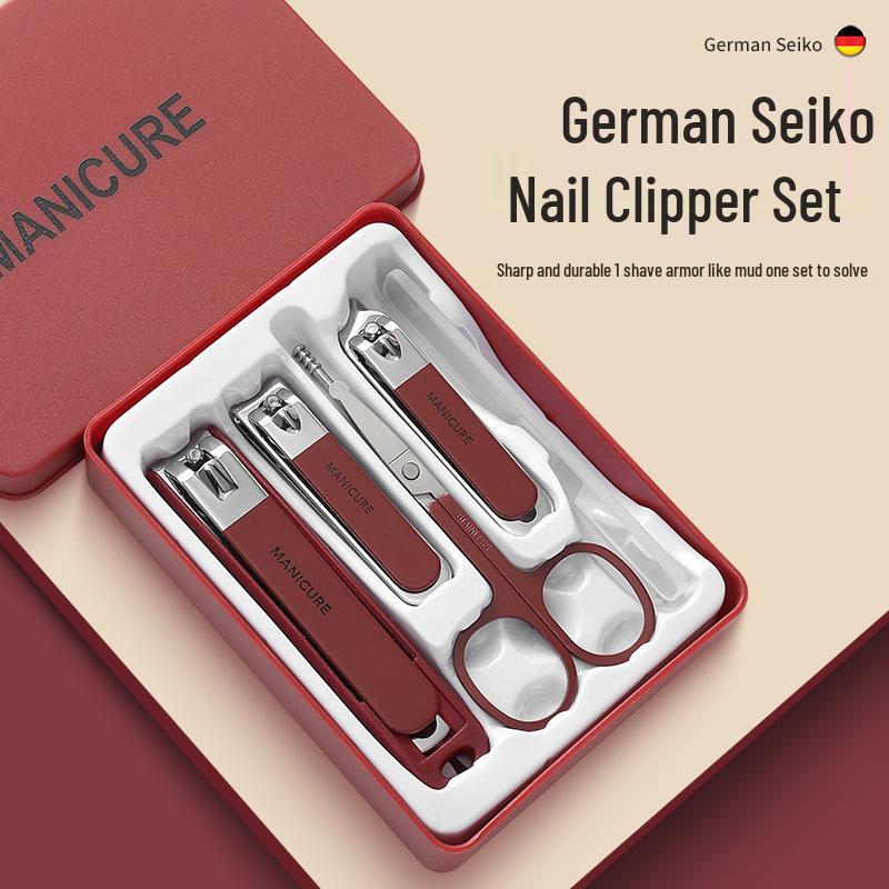 

Portable Nail Clipper Set: 6-Piece Gift with Printed Logo