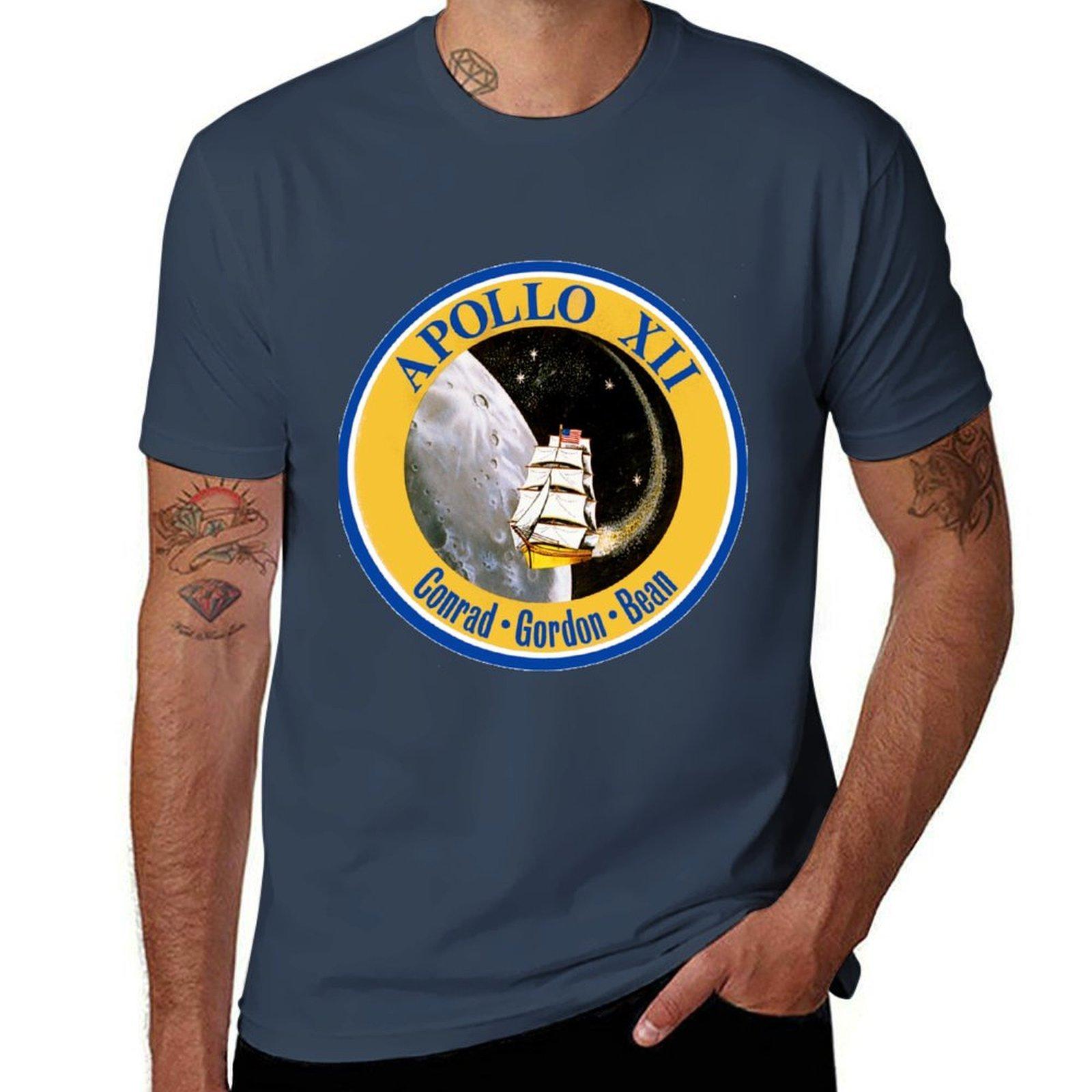 Apollo 12 Mission Logo TShirt Lightweight Running Sports TShirt S