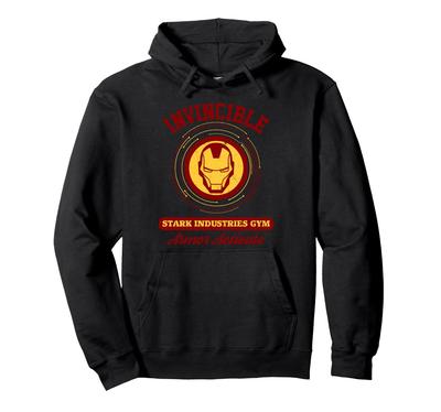 Marvel Iron Man Onoverwinnelijk Stark Industries Sportschool Hoodie