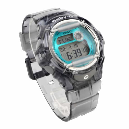 Casio BABY-G BG-169R-8B Women's Watch, Clear Gray x Turquoise, Overseas Model