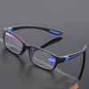 Reading Eyeglasses Male Female Sports Anti-blue Lightweight Reading Eyewear Black Red TR90 Frames Presbyopia Glasses + 100 To+400Eyeglasses