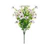 Outdoor Artificial Flowers And Green Plants 7-head  Violet Arrangement Shooting Guide