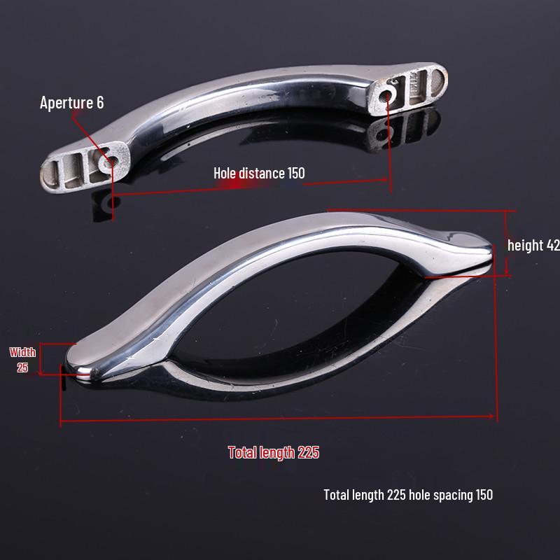 304 Stainless Steel Heavy Duty Pull Handle for Industrial Doors and Windows