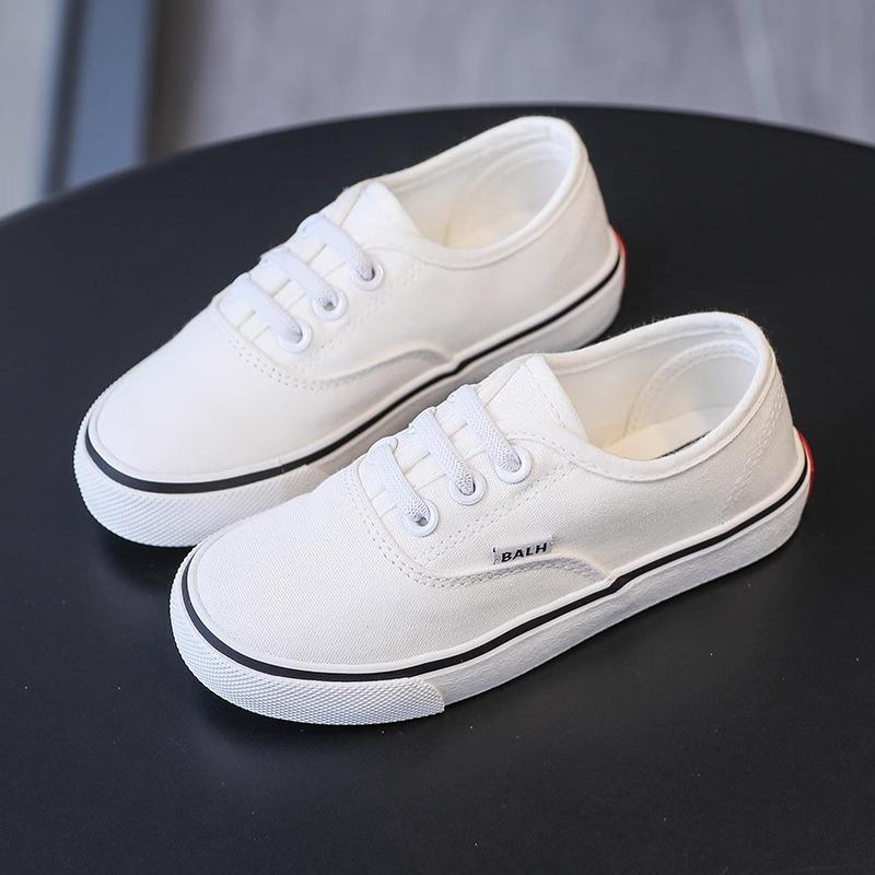 

Парусиновая обувь, туфли для девочек, новые весенние маленькие белые туфли, детская повседневная обувь на одну ногу, весна и осень. 29