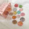 Mobile Phone Airbag Bracket Paste Type Retractable Round Sequin Glitter Small Fresh Desktop Bracket Watching Drama Women'S Models