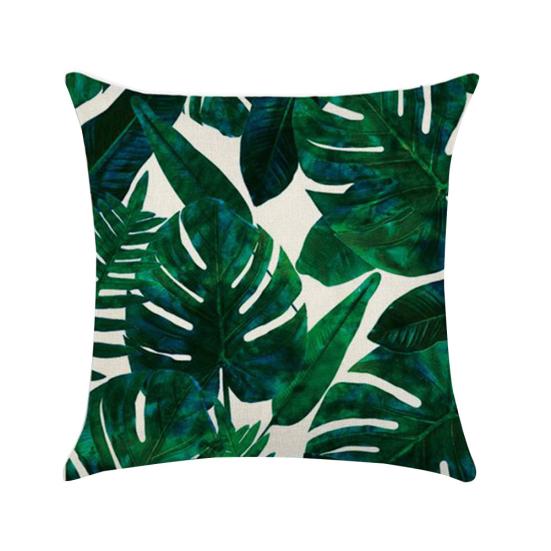 Monstera Leaf Square Povlečení na polštář Povlak na polštář Rozkládací pohovka Dekor do auta