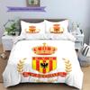 KV Mechelen Pattern Bedding Home Decoration Birthday Gift (1 * Duvet Cover + 2 * Pillowcase, Without Core)