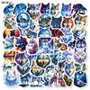 103056Pcs Cartoon Grassland Wolf Stickers Aesthetic Animals Diy Scrapbook Laptop Stationary Suitcase Decals Graffiti Sticker