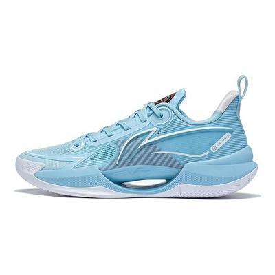 Li Ning Super Light V2 Dämpfung Rutschfest Abriebfest Atmungsaktiv Unterstützung Rückfederung Niedrig geschnittene Basketballschuhe ABAT029-8