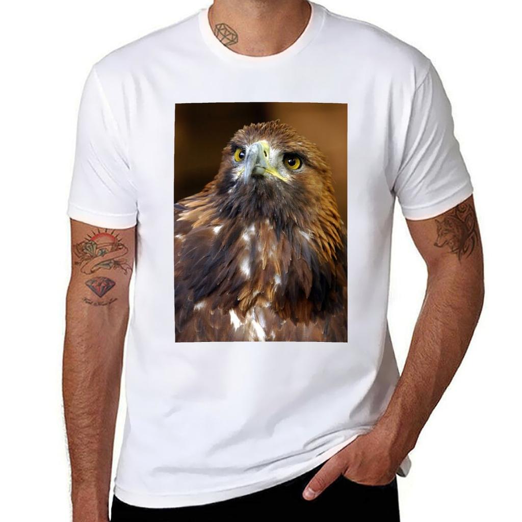 Golden Eagle (Aquila Chrysaetos) TShirt Summer Print Short Sleeve Tee