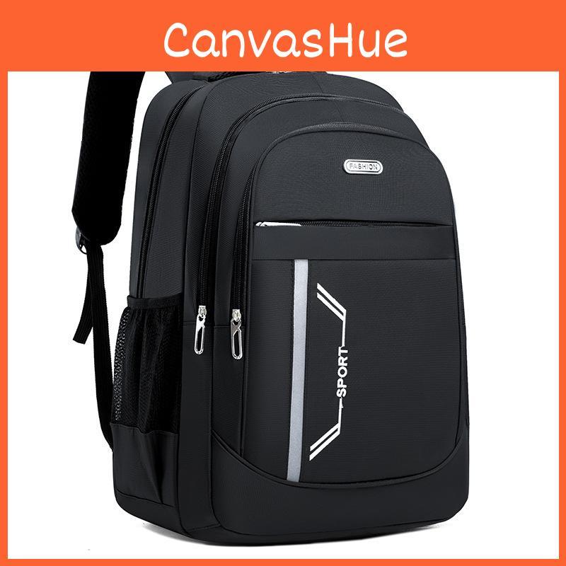 Material Oxford Unisex School Backpack With Letters Designand Comfort Straps