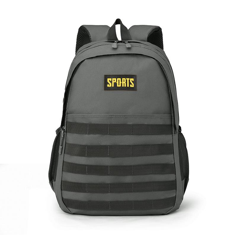 Тактический рюкзак Мужской Повседневный Большая вместимость Спортивный Уличный Рюкзак Прочный Альпинистский Рюкзак для Кемпинга в Дикой Природе серый