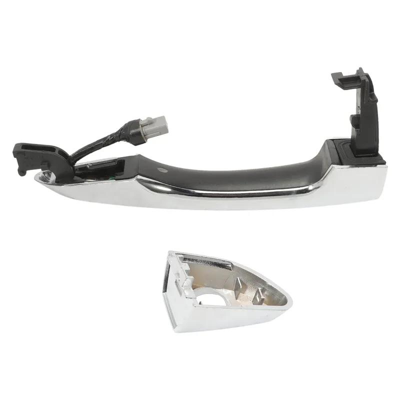 Front Left Side Exterior Door Handle with Cap Cover 82651-D3710 for Hyundai Tucson 2016- 82651D3710 with Smart Entry System