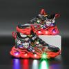 2024 leuchtende Jungen leuchtende Schuhe Turnschuhe mit Lichtern Schuhe Kinder Cartoon Led Licht Schuhe Flut