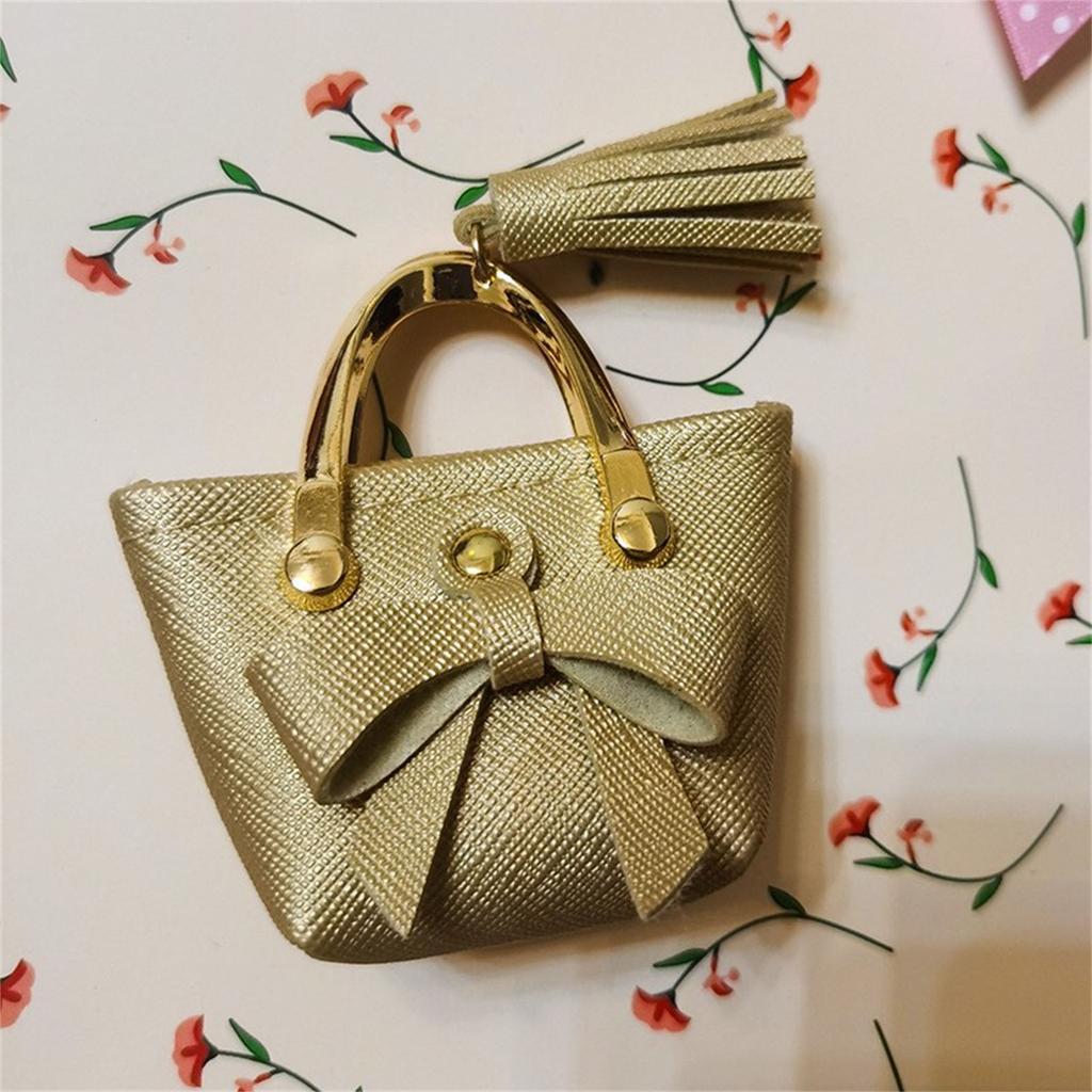 Miniature Handbag for 12 Inch Dolls Perfect for Fashionable Doll Colorful Outfits Mini Shopping Bag for 1/6 Scale Dolls