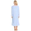 GMXIA Long-sleeved Pajamas, Princess Dress, White Dress, Halloween Party Home Wear