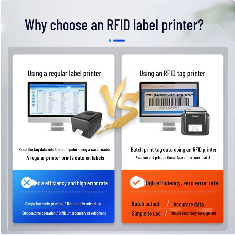 UROVO D813R UHF RFID Label Printer