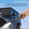 Portable High Pressure Washing Water Gun Car Wash Nozzle Adjustable Nipple Type Direct Spray Home Garden Shower Watering Hose