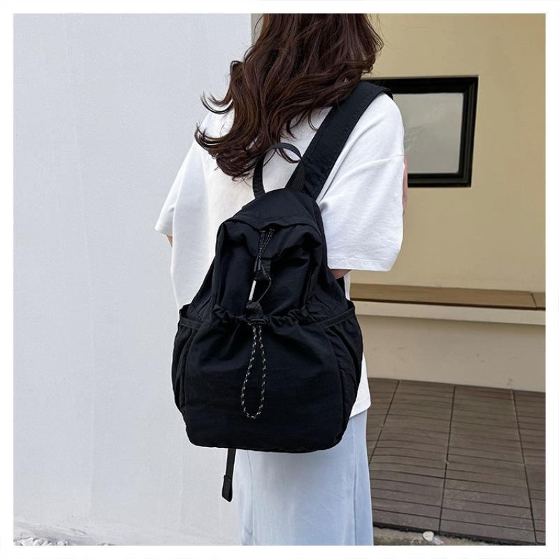 Tooxika Ins Niche Design Backpack Student Class Bag Portable Backpack Commuting Versatile Travel Bag