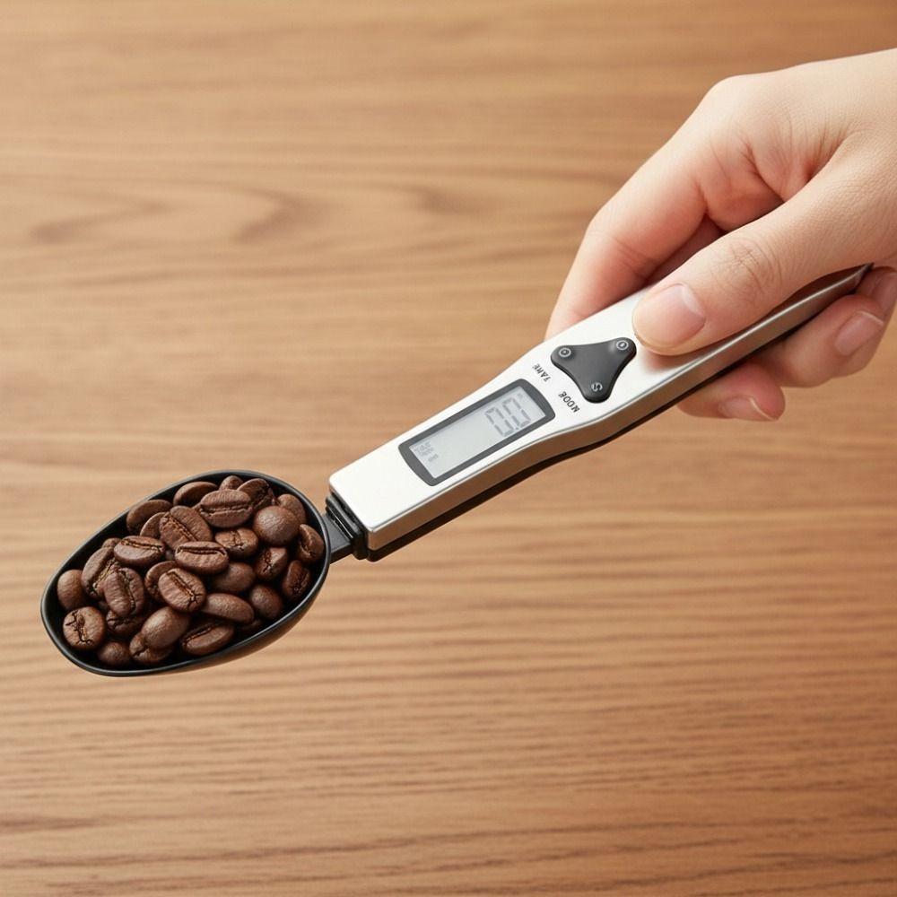 High-Precision Electronic Weighing Spoon Unit Conversion Detachable Measuring Spoon Corrosion Resistance Stainless Steel