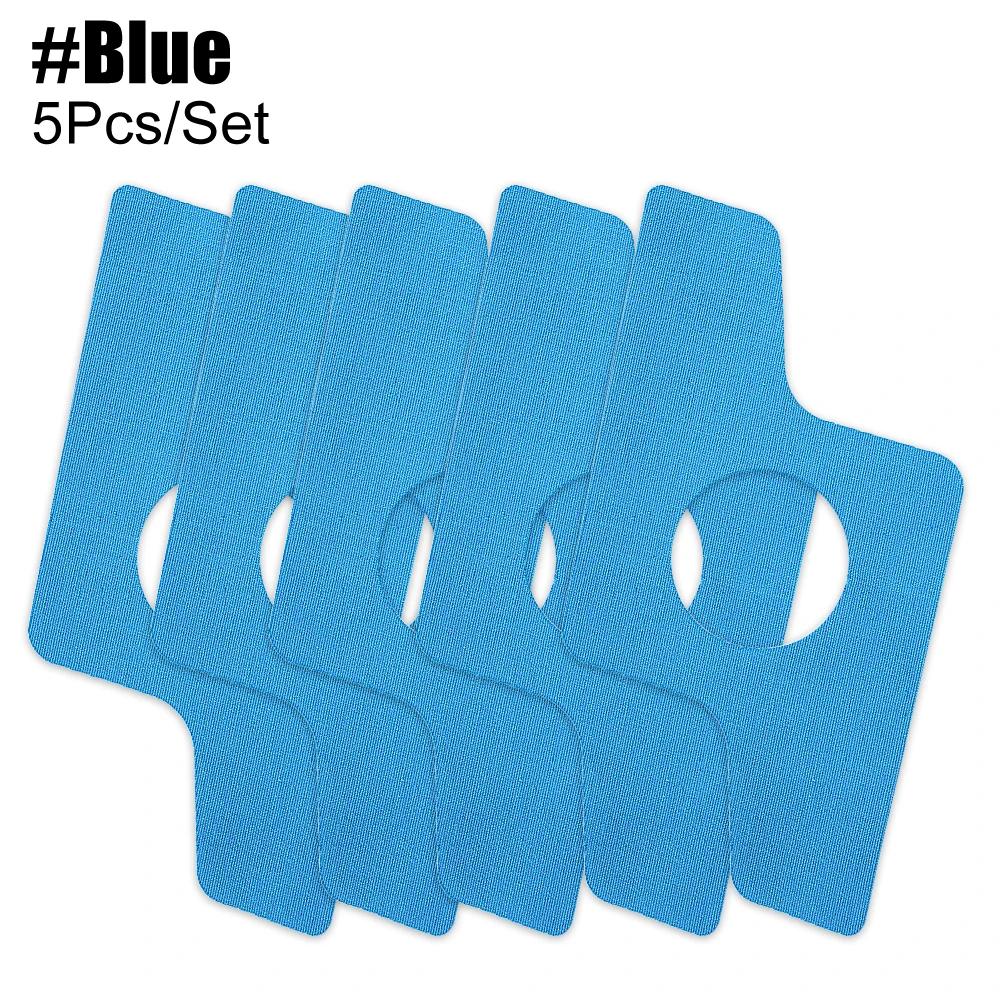 5Pcs/Set Precut Kinesiology Tape Ideal For Knees – Elastic Knee Support Stability Waterproof Breathable Hypoallergenic Athletic Tape