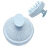 Eco-Friendly Wheat Straw Scalp Massager: Soft Rubber Shampoo Brush for Men & Women