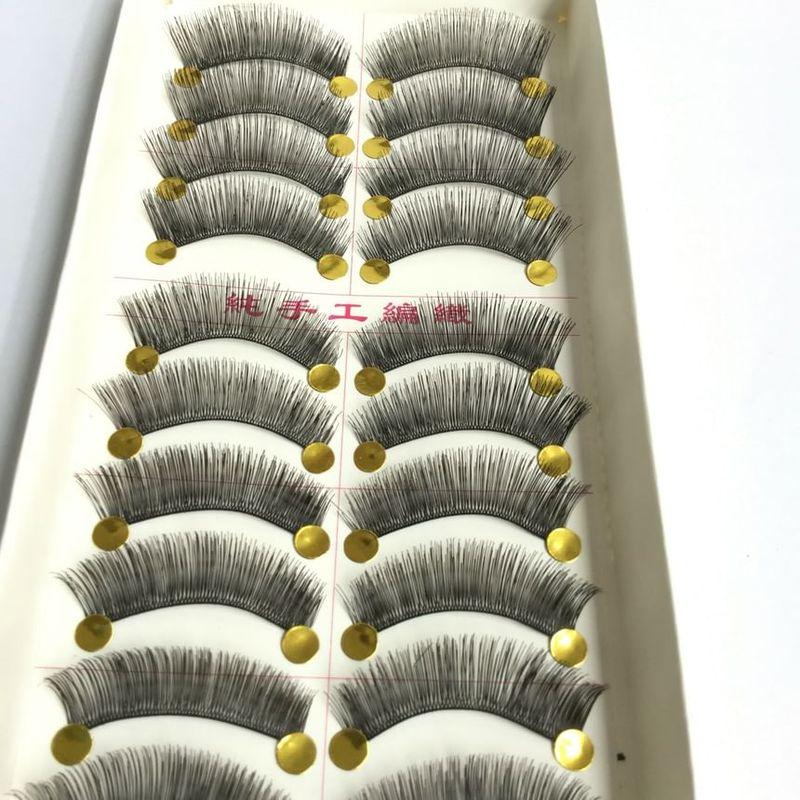 Lashie - Set of 10 Pairs: Natural Crisscross False Eyelashes