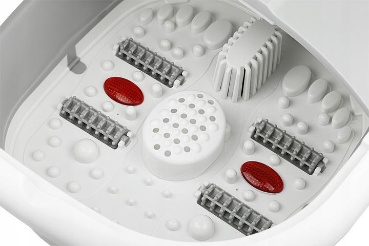 Składany Masażer Wodny Do Stóp Wanna Hydromasaż Podczerwień Bąbelki 500W