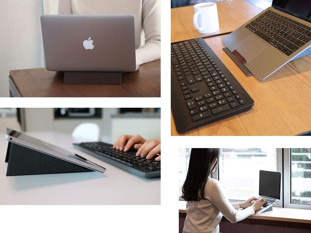 Ergomi Sem adesivo para que possa usá-lo para Apresentar o laptop Também disponível como suporte para laptop e mouse pad MetaStand necessário, tudo!