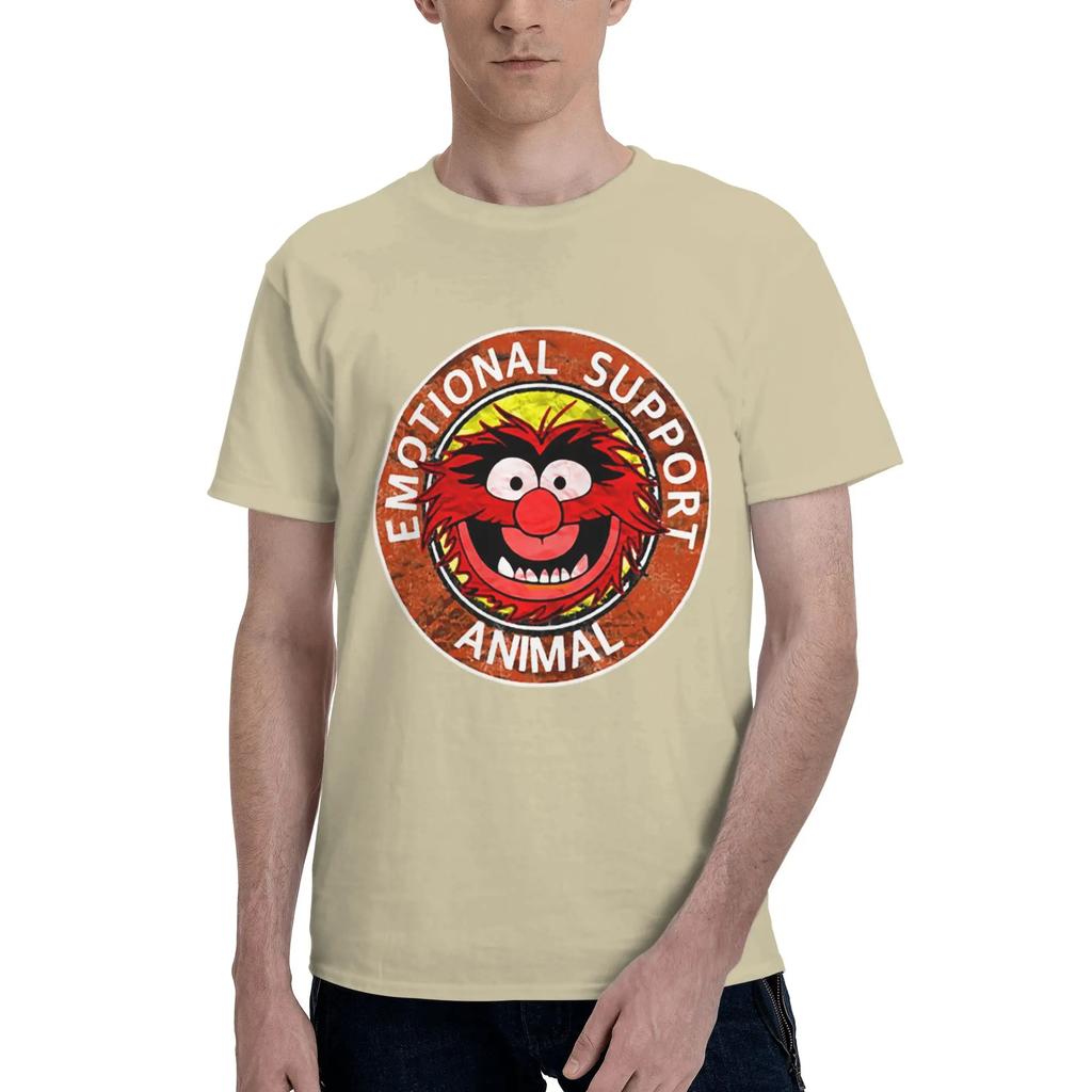 Vintage Muppets Animal 100 Cotton TShirt Mens Fashion T Shirts Men Round Neck Short Sleeve S6XL