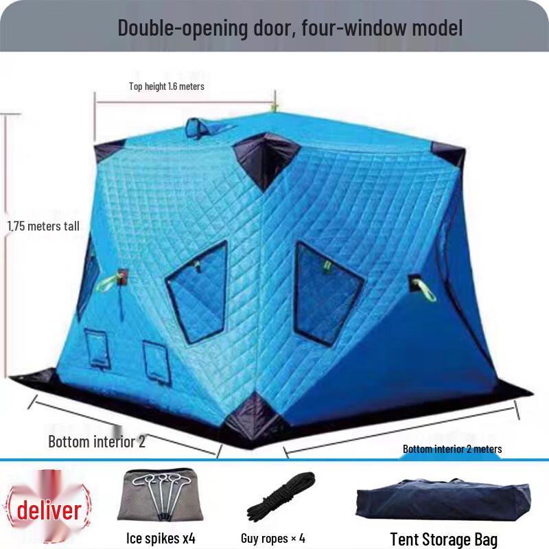 Jinggeng Insulated Ice Fishing & Camping Tent