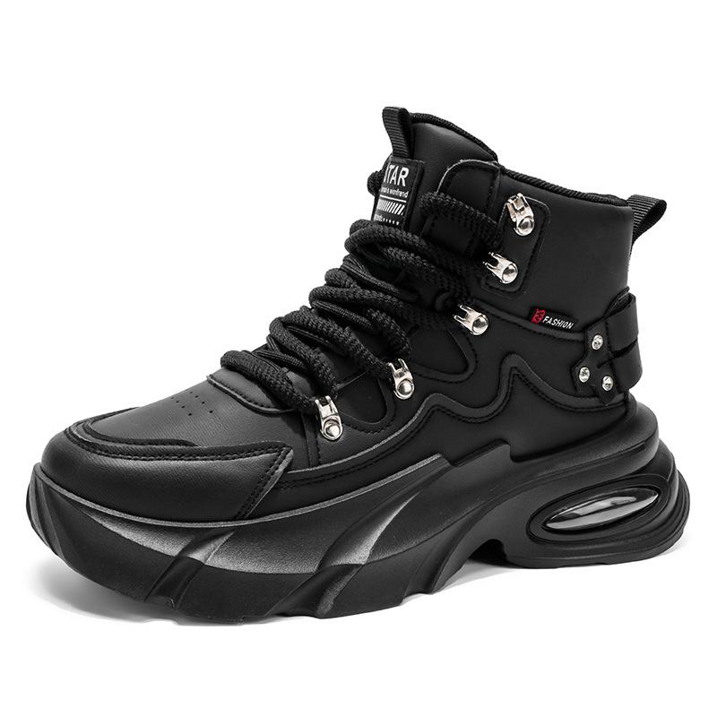 Daddy shoes 22 autumn and winter leather surface breathable and comfortable sports shoes youth leisure