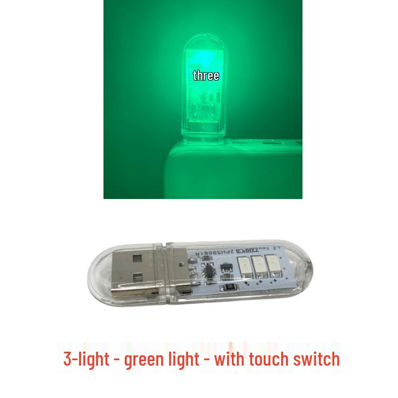 5V USB LED Night Light - Portable Flash Drive Style for Bedroom, Camping, or Stalls