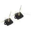 2Set Quartz Clock Movement Pointers Kit Mechanism Fittings DIY Clock Repairing Parts Gold