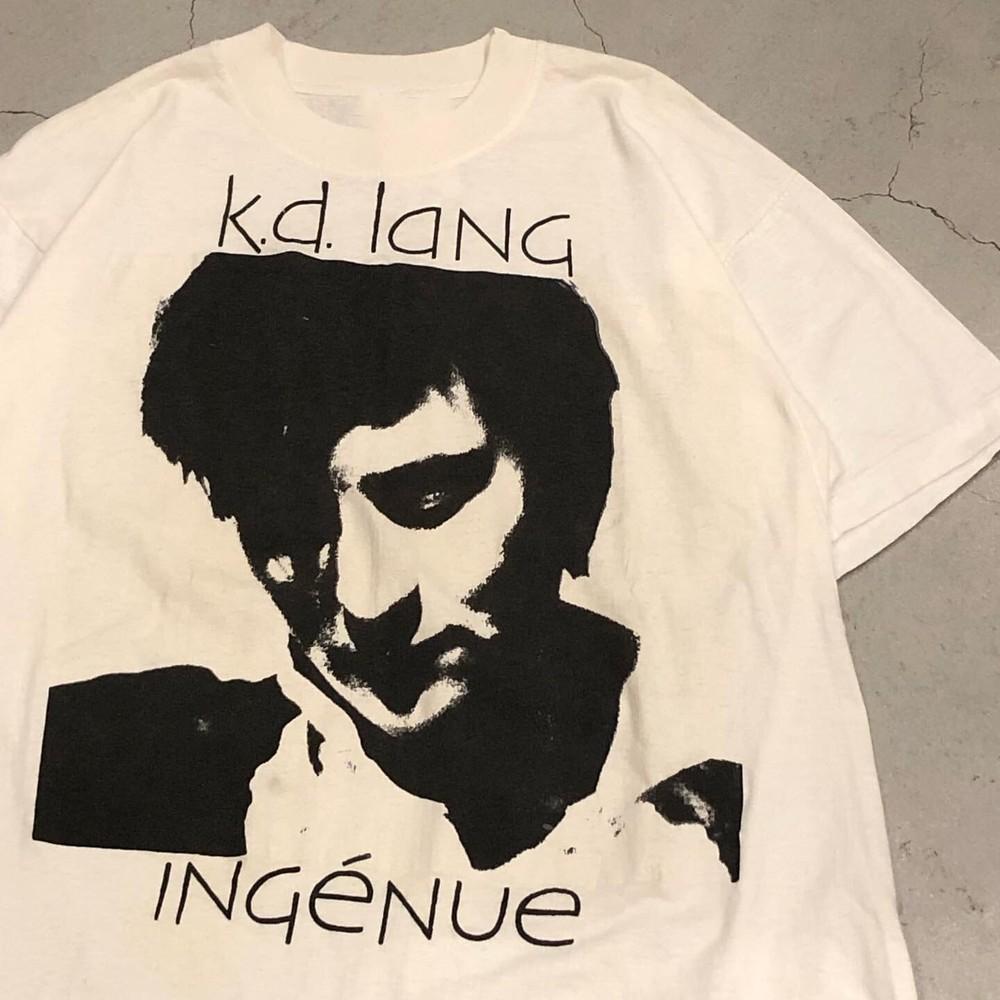 

SALE Vtg K.D. Lang Gift For Fans Cotton White T Shirt All Size Men Women Unisex T-Shirt XXL