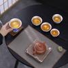 Palace Museum Silver-Plated Tea Cup: Nostalgic Royal Doucai Blue and White Gift Set for New Year