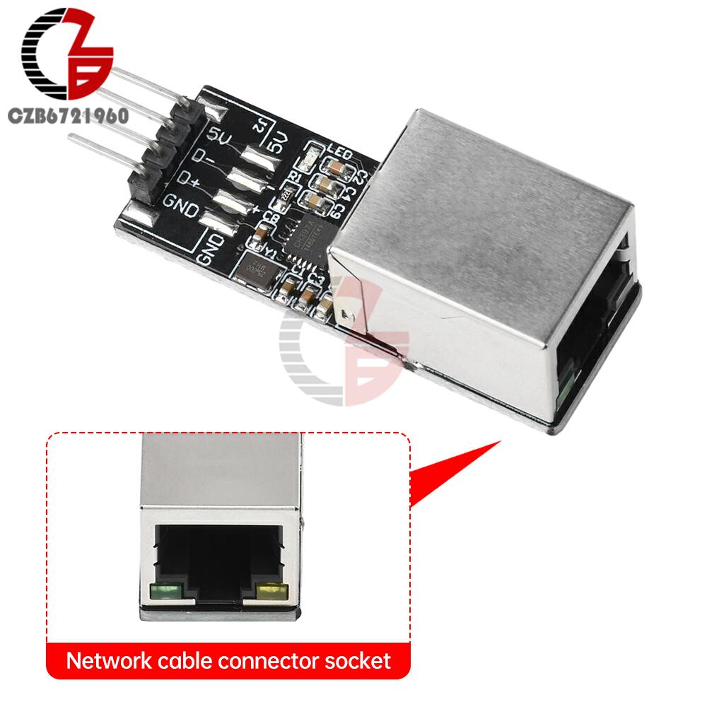 USB To RJ45 Ethernet Interface CH397A Module Type-C/USB/Pin To RJ45 Converter Network Module Microcontroller Program Over