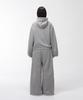 Yankoaleupeu Diploma Embroidered Wide Two-Pleat Sweatpants - Melange