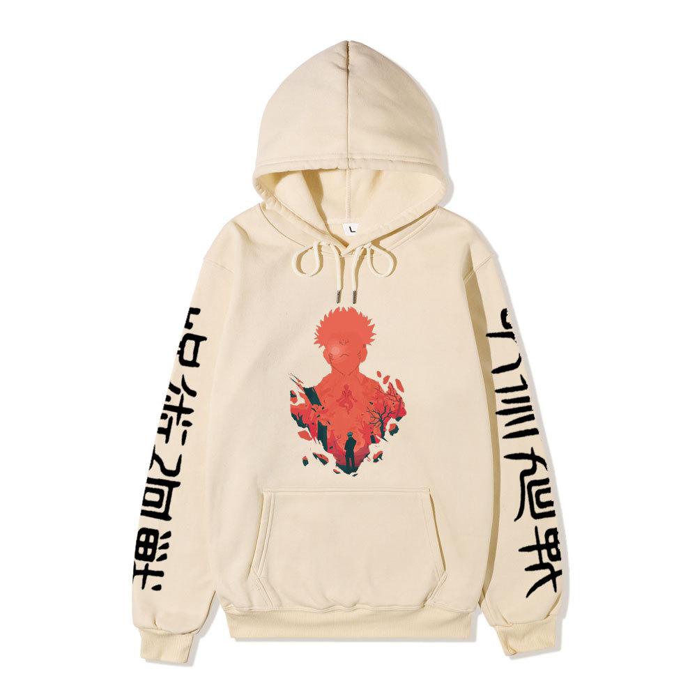 Jujutsu Kaisen Satoru Gojo Anime Graphic Hoodie Unisex Winter Fleece Lined Warm Hooded Sweatshirt Men Women Daily Casual