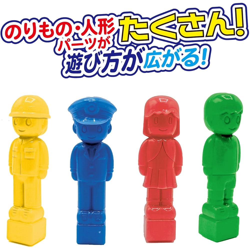 Gakken New Block Vehicle Set DX 224 Pieces 30 Types for Ages 2 and Up