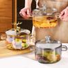 U-TOP Creative Bear Glass Soup Pot