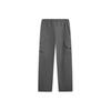 LiNing Outdoor CF Waterproof Soft Shell Straight Leg Fleece Lined Pants Men Pants AYKV589-1