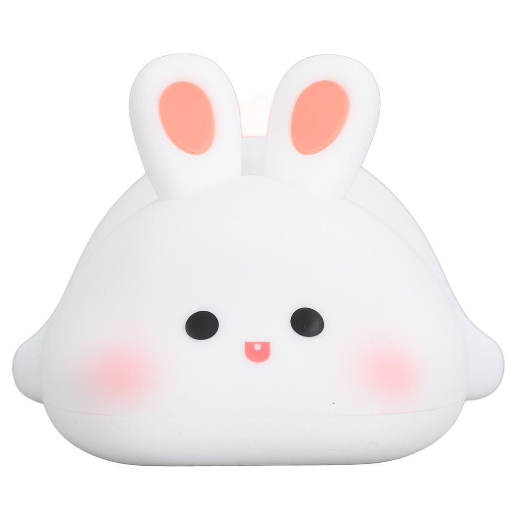 Rabbit Silicone Light Cute USB Rechargeable Touch Bunny Lamp Bedside Light for Bedroom Baby Room