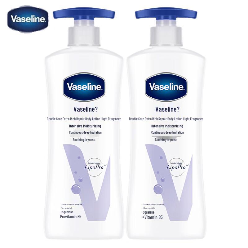 Vaseline Intensive Care Deep Repair Body Lotion, 2 X 400ml