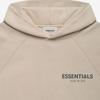 Fear of God Essentials Reflective Logo Pullover Hoodie Fleece-Lined Loose Fit Unisex Sweatshirt Brown FOG-FW21-159