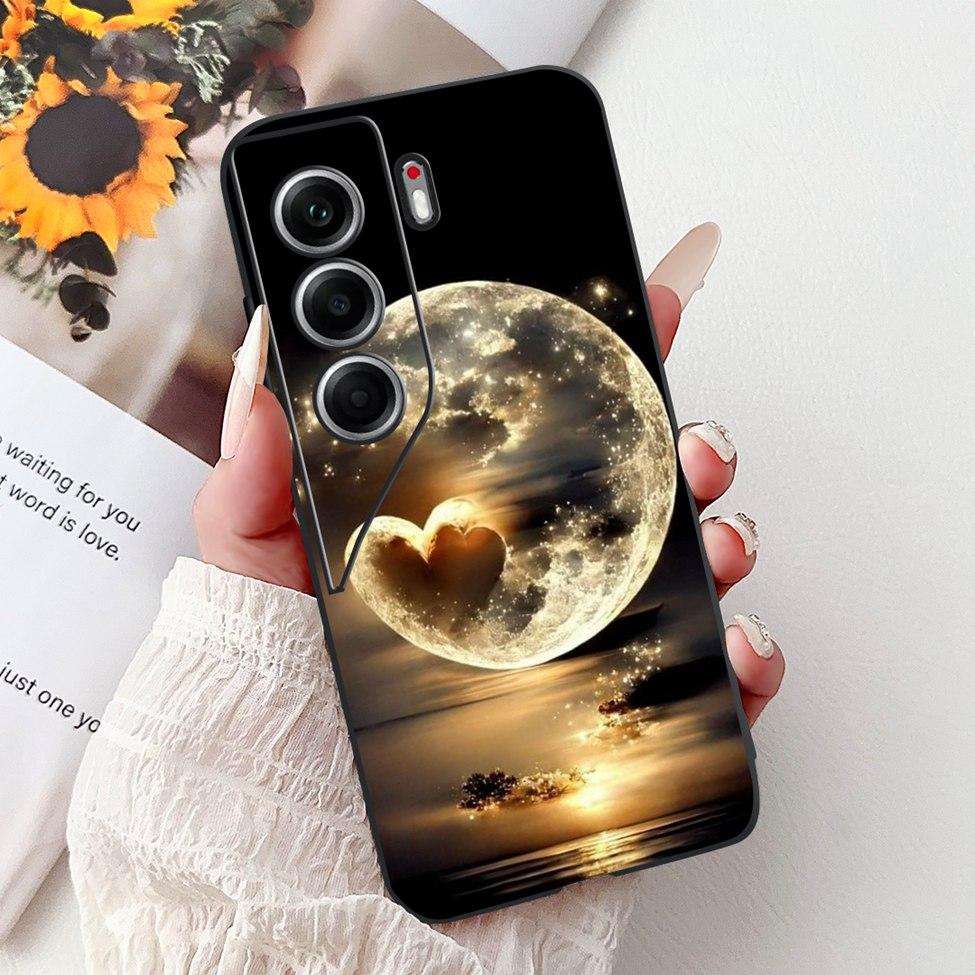 For Tecno Camon 40 Case CM5 Silicone Cute Cat Fashion Flowers Funny Painted Back Cover For Techno Camon 40 Phone Case Bumper